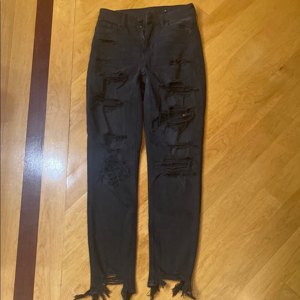 American eagle Distressed Black Women's Jeans